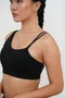 Alura 不對稱雙線 Bra Top | 2色