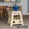 [ WHATNOT ] FOLDING STEP STOOL 摺疊墊高椅-灰/米色｜預購 露營椅 折疊椅 踏腳凳 椅凳 行動冰箱支架