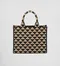 PRADA Small Prada Symbole embroidered fabric handbag