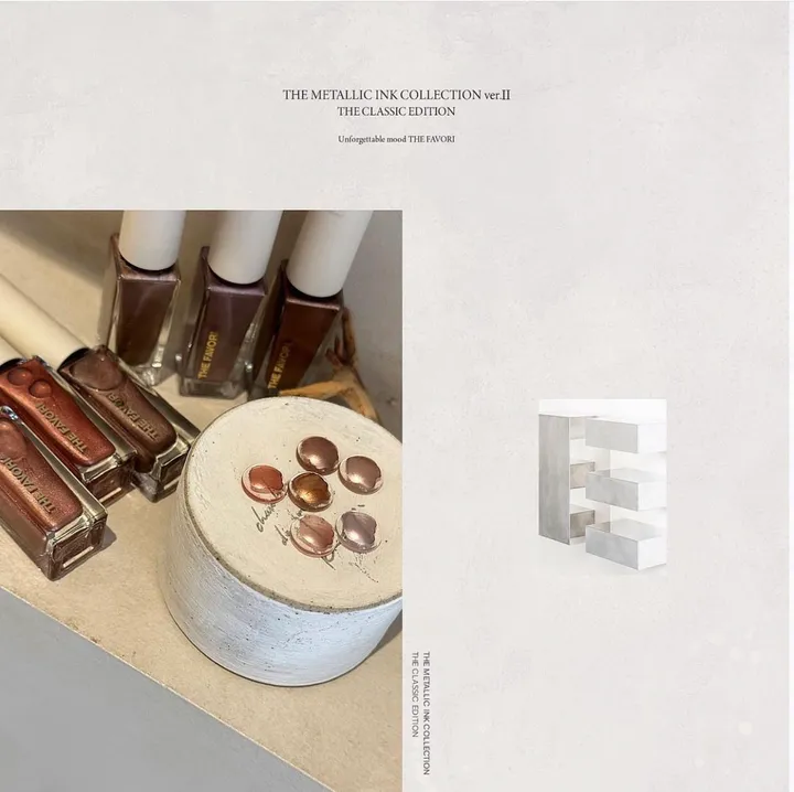 【新品未開封】THE FAVORI / INK COLLECTION THE FAVORI 金屬暈染液-Classic 6色