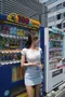 ✈Martina與可愛販賣機的午後-韓國滾邊包臀洋裝