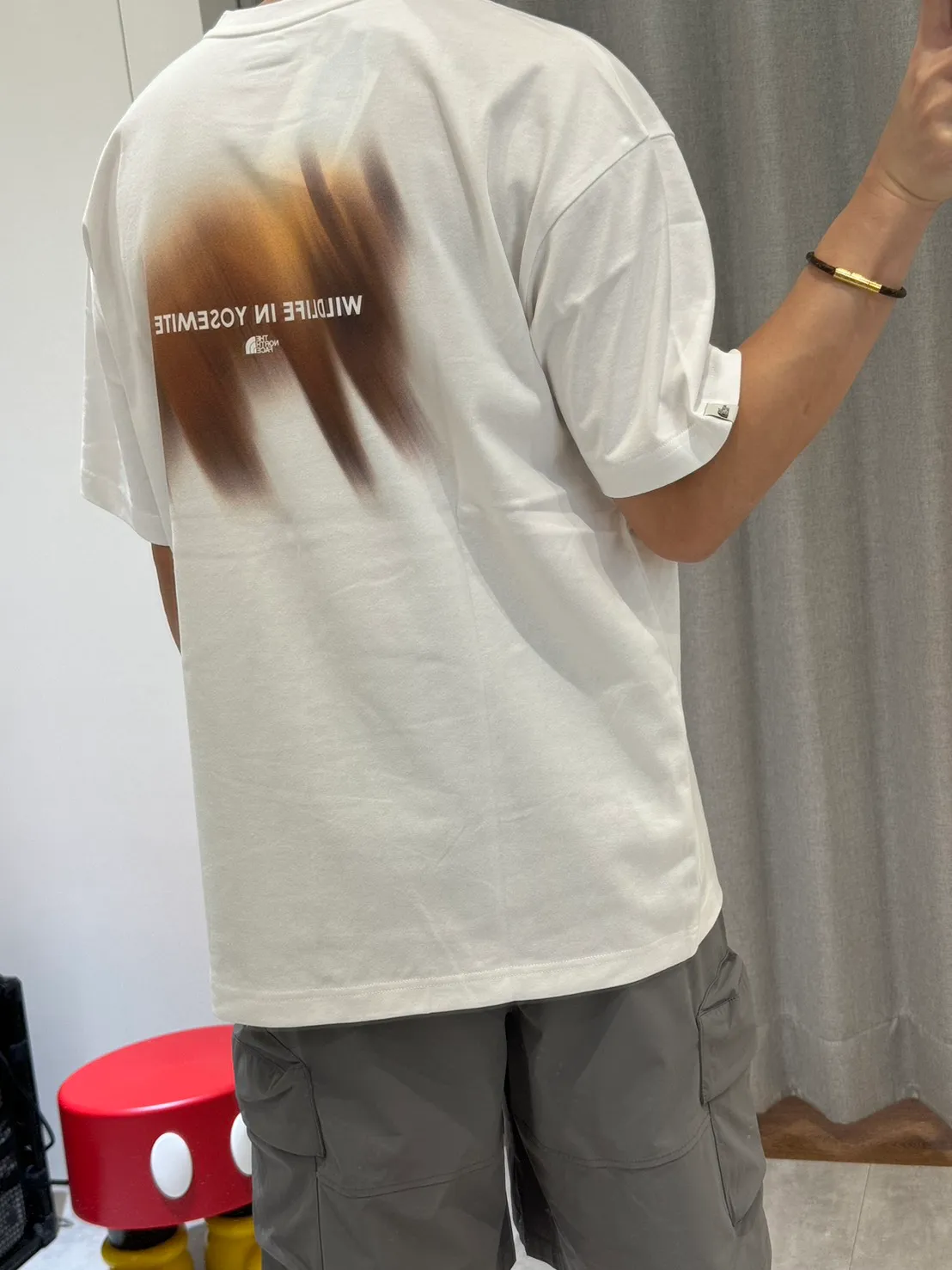 ★THE NORTH FACE☆BEAR SPRAY S/S R/TEE NT7UR10 BEAR SPRAY S/S R/TEE - 노스페이스