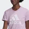 (女)【愛迪達ADIDAS】ESSENTIALS  短袖T恤-淡粉紫白 GV4030