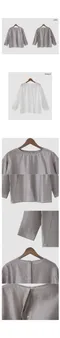어리틀빗A little b－darby blouse ：絲質極透感薄襯衫！