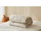 韓製寢具MAATILA－四季用高級柔軟絲質莫代爾棉被：格紋米色
