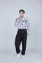 【23SS】韓國 報紙文藝造型長袖襯衫