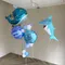 氣球外送：悠遊深海皮納塔生日球束組[DB0172]
