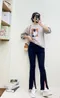 【預購】 直播商品 No.16 開衩中線喇叭褲