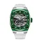 【BRUBOSES】聖母峰機械腕錶系列-白綠