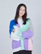 【23SS】韓國 幾何色塊針織外套