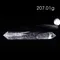 超光高品質雙尖白水晶柱207.01g18.6cm