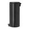 【缺貨】BRABANTIA PEDAL BIN NEWICO 霧面黑 時尚腳踏式垃圾桶 30L #114540