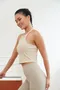Seren Flow 削肩羅紋 Bra Top | 3色