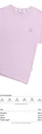 【22SS】 Clotty 胸前小棉花短袖上衣（紫）