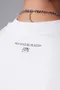 NIHOW made｜刺繡噴漆LOGO短袖上衣(白)
