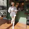翠菲斯的皮箱-韓國千鳥格紋編織短版上衣+短褲 套裝