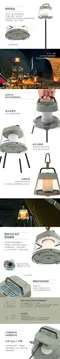 [ CLAYMORE ] Athena Lamp 驅蚊露營燈－３色｜戶外燈 防蚊 吊掛燈 行動電源 附收納袋 韓國製