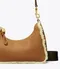 TORY BURCH SMALL 151 MERCER SHEARLING CRESCENT BAG