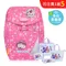 eGG護童安全燈磁扣超輕量護脊書包-粉紅泡泡