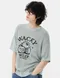 【25SS】Wacky Willy 字母小火柴針織短袖上衣(綠)
