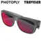 台灣製PHOTOPLY少色偏TRAVELER防爆太陽眼鏡TR2-00I6(SBR紫紅電鍍;抗100%紫外線.85%藍光.70%近紅外線)亦可作抗藍光眼鏡