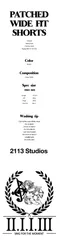 【22SS】2113 Studio 動物花紋造型短褲(紫)