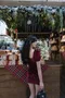 ✈愛麗絲的夢境-韓國公主袖絲絨洋裝