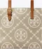 TORY BURCH SMALL T MONOGRAM CONTRAST EMBOSSED TOTE