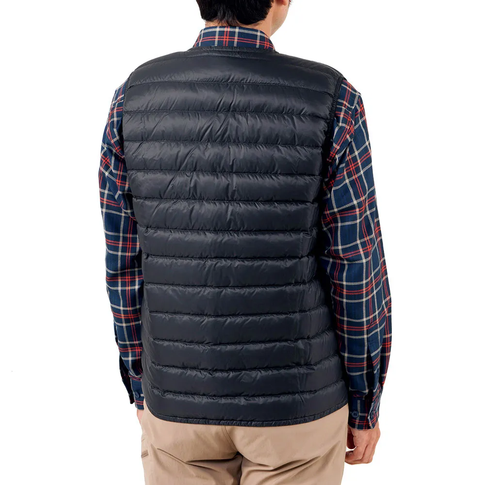 男 Mont Bell Superior Down Vest 羽絨保暖羽絨背心 黑bk