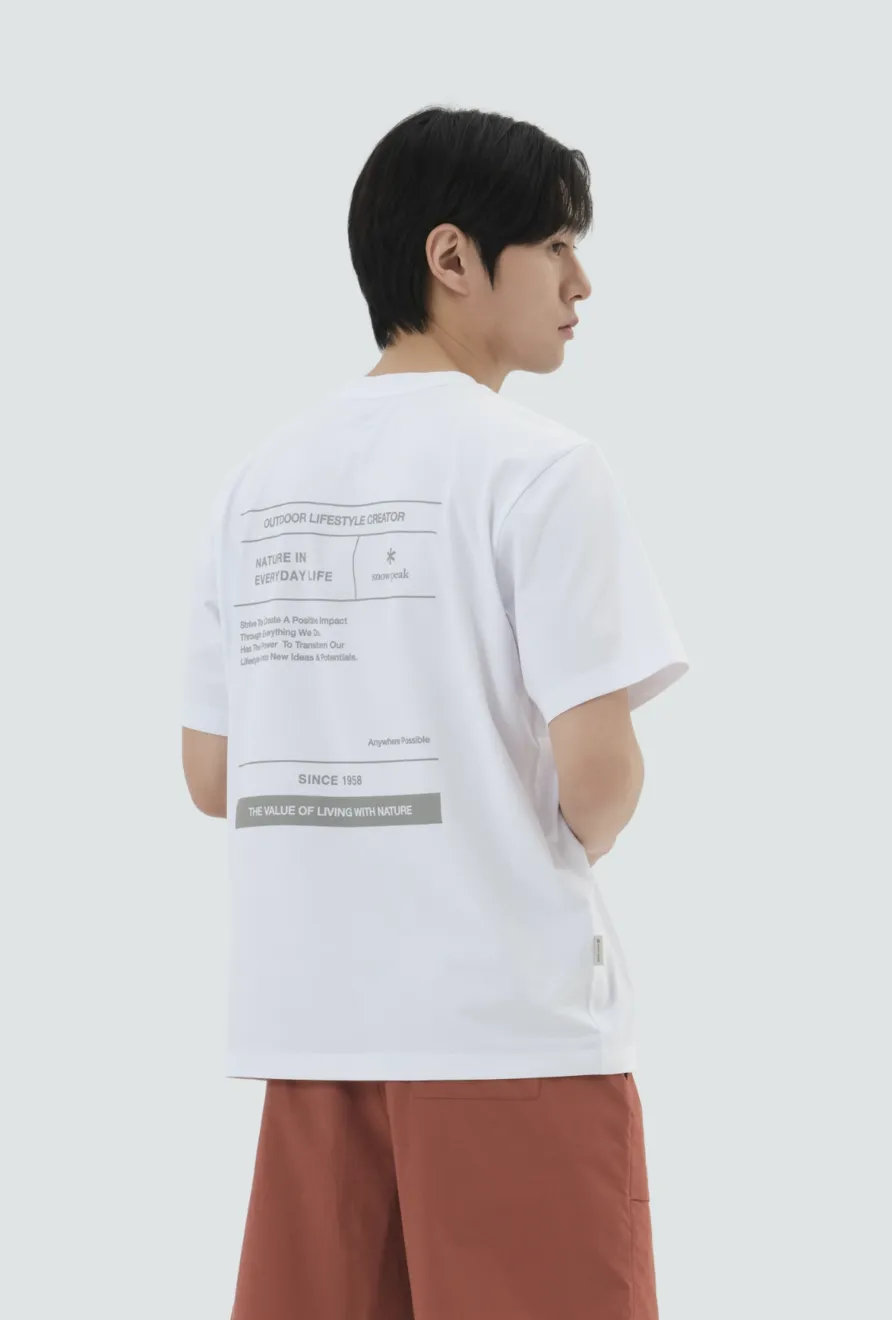 SNOWPEAK■Quick Dry Reflective Short Sleeve■送料込 SH-23SU001_Asphalt_main.jpg