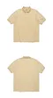 【22SS】 mahagrid 線框Logo造型Polo衫（淺褐）