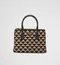 PRADA Small Prada Symbole embroidered fabric bag