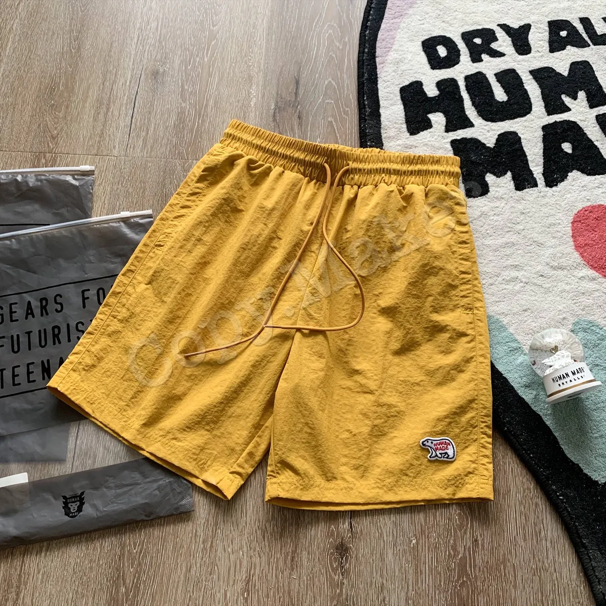 Human Made 22SS Nigo 北極熊短褲沙灘褲休閒褲五分褲