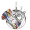 日本製LEONIS鐵罐隨身縫紉針線盒84601針線包(含針、穿線器、剪刀、鑷子、針袋、鈕扣、線、別針...)