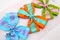 活力彩虹蝴蝶結 (Vibrant Rainbow Bow)｜婚禮｜蕾絲｜橘色｜裝飾｜緞帶用途｜春天｜髮飾DIY