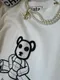 【預購】正韓 XL可 玩偶熊英文字棉質T恤