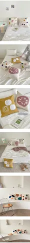 Paper garden －繪圖刺繡枕頭套！涼爽棉質製品！