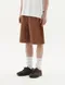 【23SS】 87MM_Mmlg 提花造型休閒短褲 (深棕)