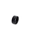 【22SS】Scaletto Black 雙線造型純黑醫療鋼戒指