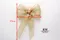 新的希望蝴蝶結(W908-1/New Hope Butterfly Bow) ｜手作｜布置｜金色｜緞帶用途