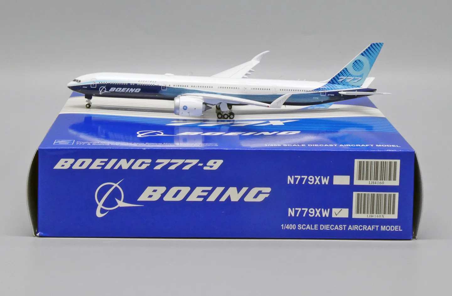 ボーイングハウスカラー B777X 1:400 ダイキャストモデル ボーイング777-9X【ハウスカラー】 JC さくかっ Wings製 ダイ