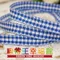 S011 素面寶藍色多格格子帶 6mm  (S011 Royal Blue Plaid Ribbon -6mm)