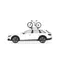 [ YAKIMA ]  快速自行車固定架 HIGHROAD｜ 8002114 (1台) 車頂架 可適用輪胎 (26~29吋)