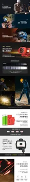 [ CLAYMORE ] 120D 感應式輕量夾帽燈-兩色｜頭燈 露營燈 釣魚燈 照明燈 登山燈