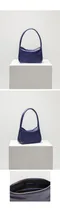 韓國設計師品牌Yeomim－mini ridge bag (crinkle navy)