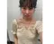 LINENNE－sweety knitting one piece (mix)：繞頸方領針織洋裝