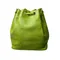 CHANEL Vintage | 綠色荔枝皮CC水桶包 肩背包
