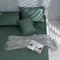 300織紗純淨天絲三件式枕套床包組(墨松綠-特大)/180x210cm/訂製單工作天3-5天