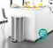 【缺貨】BRABANTIA PEDAL BIN FLATBACK 腳踏式垃圾桶 金屬銀 #482007