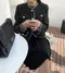 【預購】正韓 小香風滾邊金扣外套